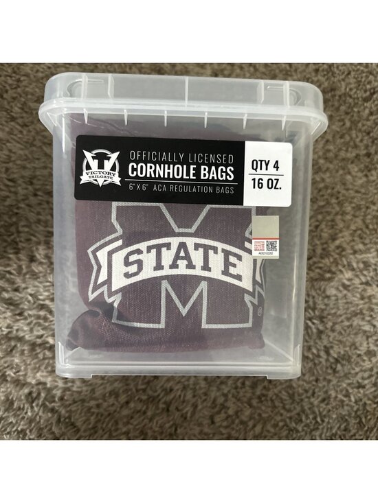 Victory Tailgate Other - Mississippi State Bulldogs Cornhole Bean Bags 4 ACA Regulation Corn Shot Toss